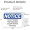 Signmission 7 in Height, 10 in Width, Vinyl Decal, Rectangle OS-2PACK-NS-D-710-L-18217 - alternate 5
